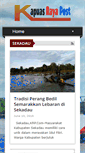 Mobile Screenshot of kapuasrayapost.com
